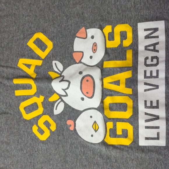 💟3 for $10💟PETA Cute Vegan Squad Shirt - Picture 2 of 7